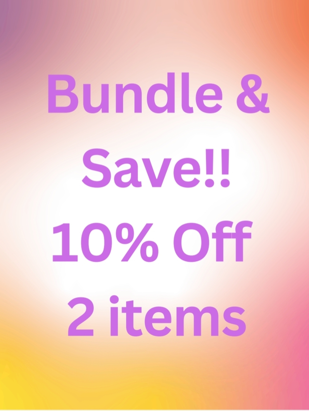 Bundle & Save